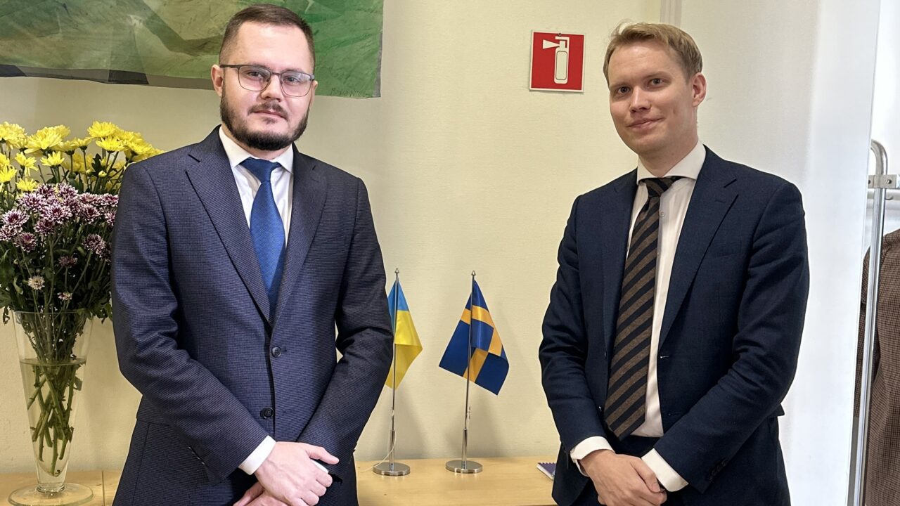 Олександр Васюк провів зустріч з дипломатом Посольства Швеції в Україні