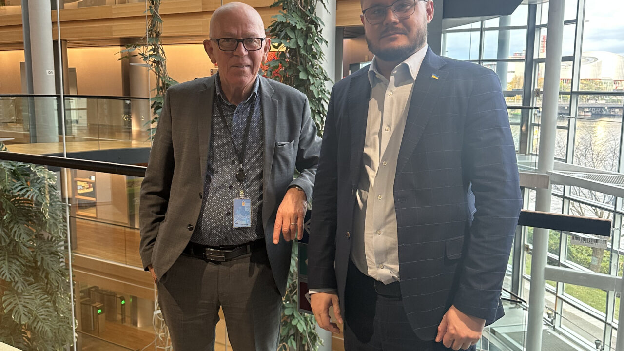 Oleksandr Vasiuk met with a Member of the European Parliament from Denmark